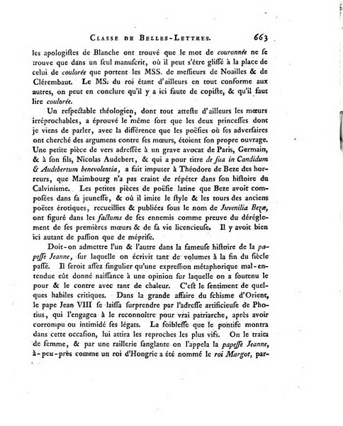 Memoires de l'Academie royale des sciences et belles lettres depuis l'avenement de Frederic Guillaume 2. au throne