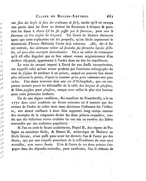 Memoires de l'Academie royale des sciences et belles lettres depuis l'avenement de Frederic Guillaume 2. au throne