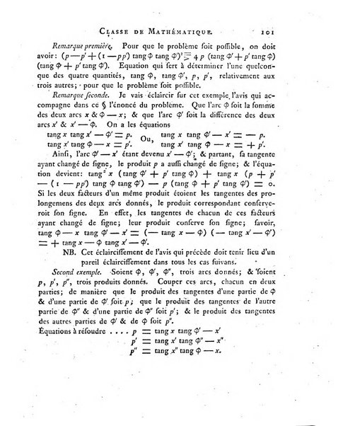 Memoires de l'Academie royale des sciences et belles lettres depuis l'avenement de Frederic Guillaume 2. au throne