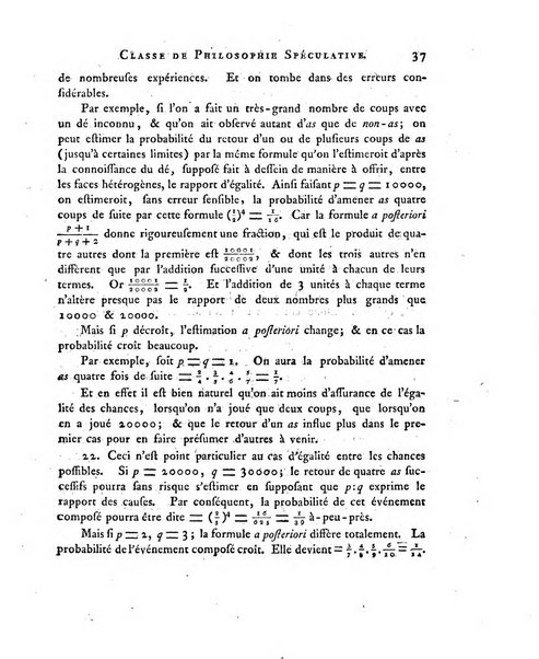 Memoires de l'Academie royale des sciences et belles lettres depuis l'avenement de Frederic Guillaume 2. au throne