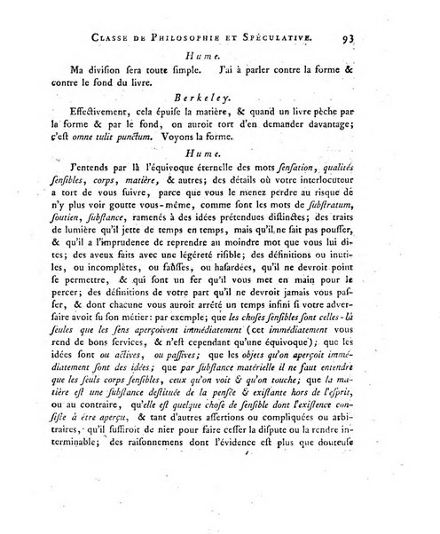 Memoires de l'Academie royale des sciences et belles lettres depuis l'avenement de Frederic Guillaume 2. au throne