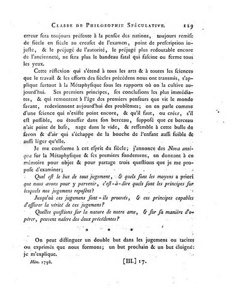 Memoires de l'Academie royale des sciences et belles lettres depuis l'avenement de Frederic Guillaume 2. au throne