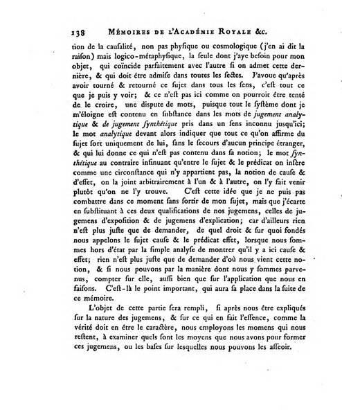 Memoires de l'Academie royale des sciences et belles lettres depuis l'avenement de Frederic Guillaume 2. au throne