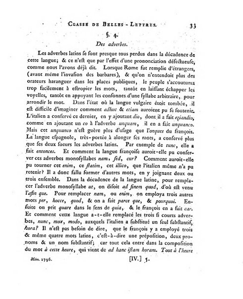 Memoires de l'Academie royale des sciences et belles lettres depuis l'avenement de Frederic Guillaume 2. au throne