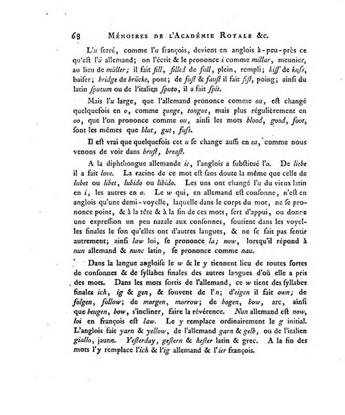 Memoires de l'Academie royale des sciences et belles lettres depuis l'avenement de Frederic Guillaume 2. au throne