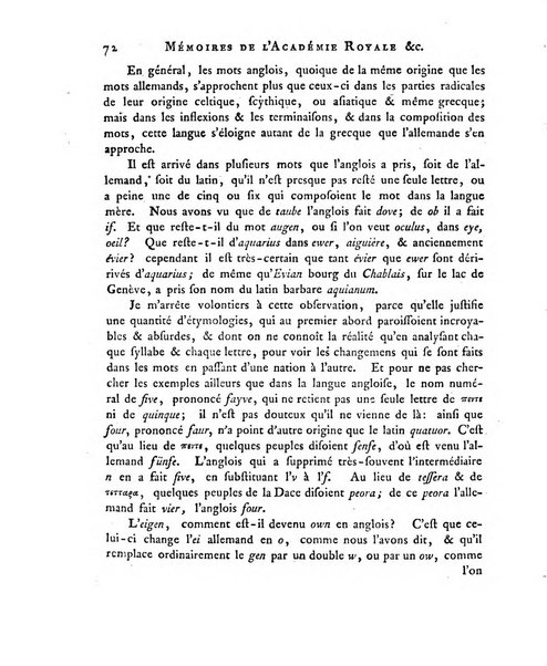 Memoires de l'Academie royale des sciences et belles lettres depuis l'avenement de Frederic Guillaume 2. au throne