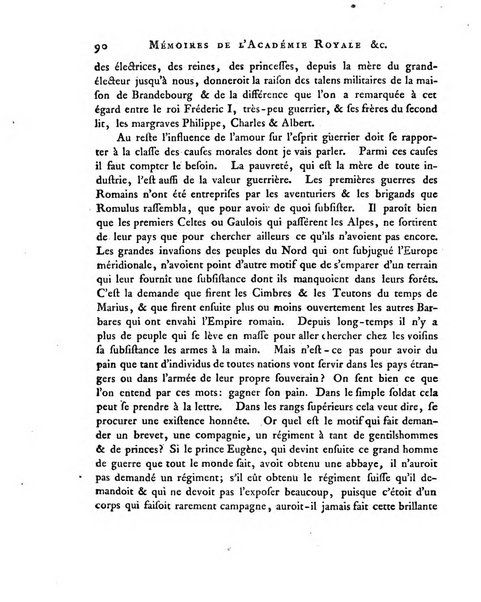 Memoires de l'Academie royale des sciences et belles lettres depuis l'avenement de Frederic Guillaume 2. au throne