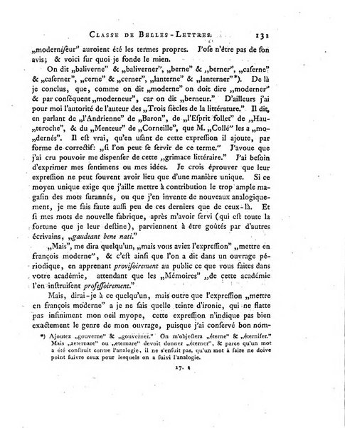 Memoires de l'Academie royale des sciences et belles lettres depuis l'avenement de Frederic Guillaume 2. au throne