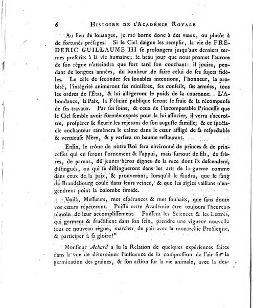 Memoires de l'Academie royale des sciences et belles lettres depuis l'avenement de Frederic Guillaume 2. au throne