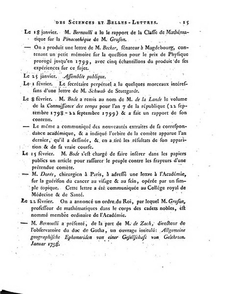 Memoires de l'Academie royale des sciences et belles lettres depuis l'avenement de Frederic Guillaume 2. au throne