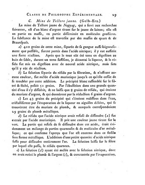 Memoires de l'Academie royale des sciences et belles lettres depuis l'avenement de Frederic Guillaume 2. au throne