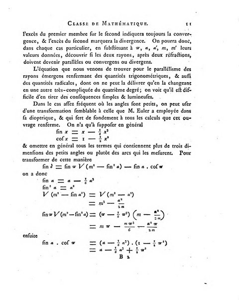 Memoires de l'Academie royale des sciences et belles lettres depuis l'avenement de Frederic Guillaume 2. au throne