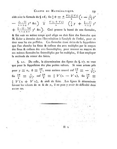 Memoires de l'Academie royale des sciences et belles lettres depuis l'avenement de Frederic Guillaume 2. au throne