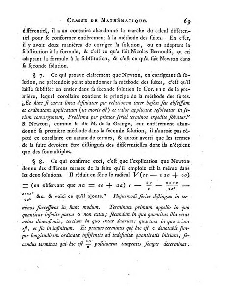 Memoires de l'Academie royale des sciences et belles lettres depuis l'avenement de Frederic Guillaume 2. au throne