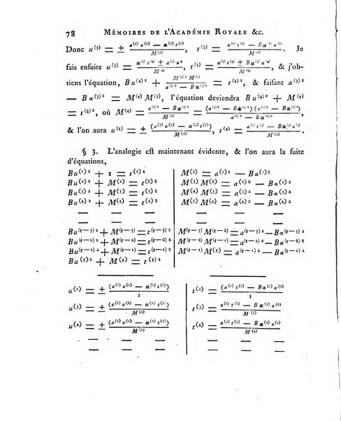 Memoires de l'Academie royale des sciences et belles lettres depuis l'avenement de Frederic Guillaume 2. au throne