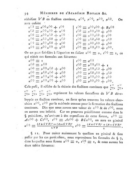 Memoires de l'Academie royale des sciences et belles lettres depuis l'avenement de Frederic Guillaume 2. au throne