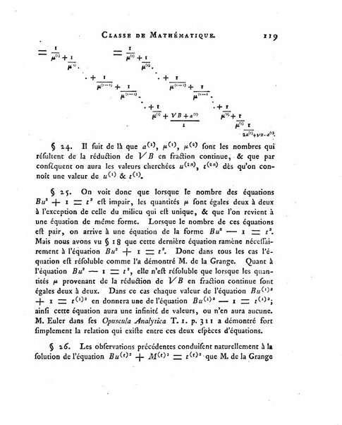 Memoires de l'Academie royale des sciences et belles lettres depuis l'avenement de Frederic Guillaume 2. au throne