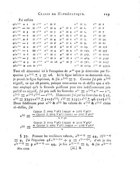 Memoires de l'Academie royale des sciences et belles lettres depuis l'avenement de Frederic Guillaume 2. au throne