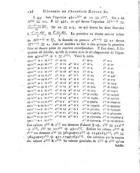 Memoires de l'Academie royale des sciences et belles lettres depuis l'avenement de Frederic Guillaume 2. au throne