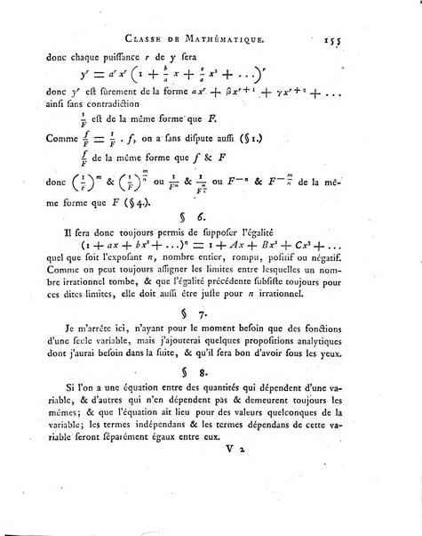 Memoires de l'Academie royale des sciences et belles lettres depuis l'avenement de Frederic Guillaume 2. au throne