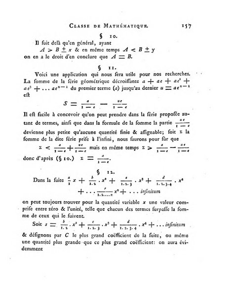 Memoires de l'Academie royale des sciences et belles lettres depuis l'avenement de Frederic Guillaume 2. au throne