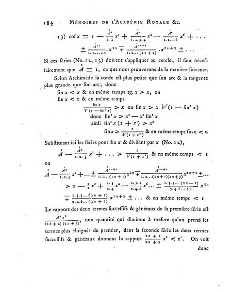 Memoires de l'Academie royale des sciences et belles lettres depuis l'avenement de Frederic Guillaume 2. au throne