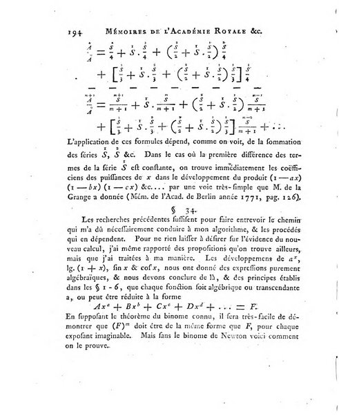 Memoires de l'Academie royale des sciences et belles lettres depuis l'avenement de Frederic Guillaume 2. au throne