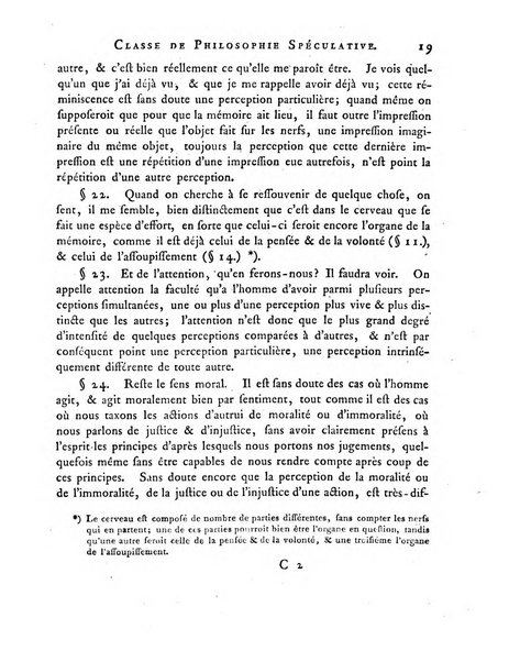 Memoires de l'Academie royale des sciences et belles lettres depuis l'avenement de Frederic Guillaume 2. au throne