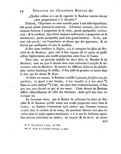 Memoires de l'Academie royale des sciences et belles lettres depuis l'avenement de Frederic Guillaume 2. au throne