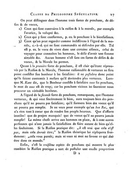 Memoires de l'Academie royale des sciences et belles lettres depuis l'avenement de Frederic Guillaume 2. au throne