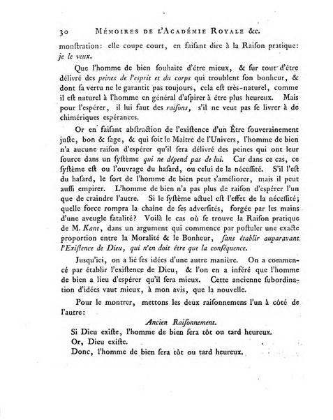 Memoires de l'Academie royale des sciences et belles lettres depuis l'avenement de Frederic Guillaume 2. au throne