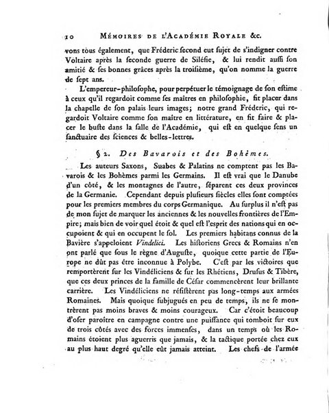 Memoires de l'Academie royale des sciences et belles lettres depuis l'avenement de Frederic Guillaume 2. au throne