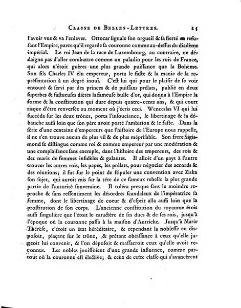 Memoires de l'Academie royale des sciences et belles lettres depuis l'avenement de Frederic Guillaume 2. au throne