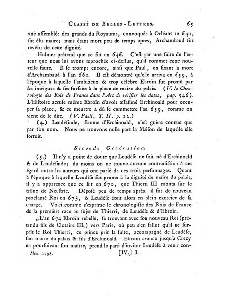 Memoires de l'Academie royale des sciences et belles lettres depuis l'avenement de Frederic Guillaume 2. au throne