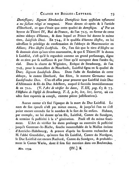 Memoires de l'Academie royale des sciences et belles lettres depuis l'avenement de Frederic Guillaume 2. au throne