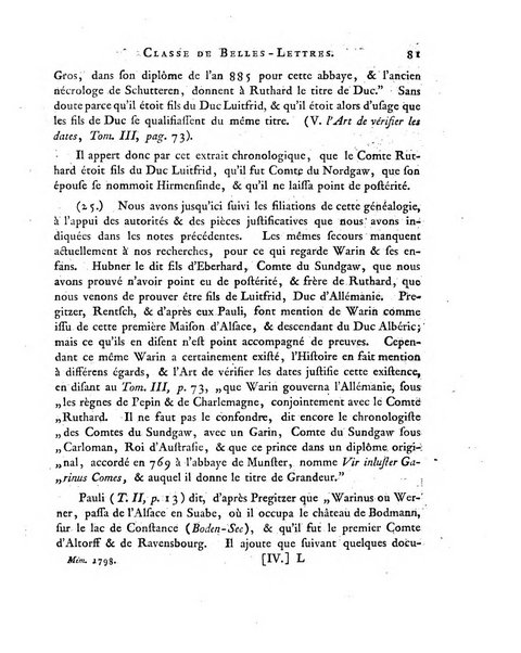 Memoires de l'Academie royale des sciences et belles lettres depuis l'avenement de Frederic Guillaume 2. au throne