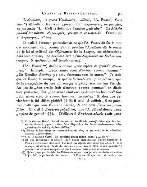 Memoires de l'Academie royale des sciences et belles lettres depuis l'avenement de Frederic Guillaume 2. au throne