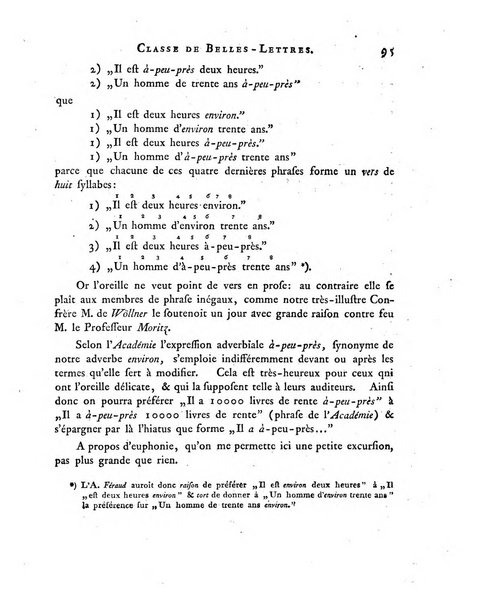 Memoires de l'Academie royale des sciences et belles lettres depuis l'avenement de Frederic Guillaume 2. au throne