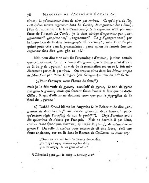 Memoires de l'Academie royale des sciences et belles lettres depuis l'avenement de Frederic Guillaume 2. au throne