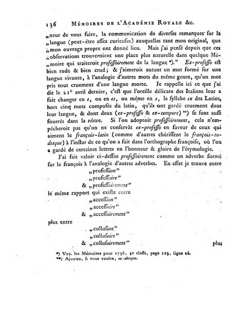 Memoires de l'Academie royale des sciences et belles lettres depuis l'avenement de Frederic Guillaume 2. au throne