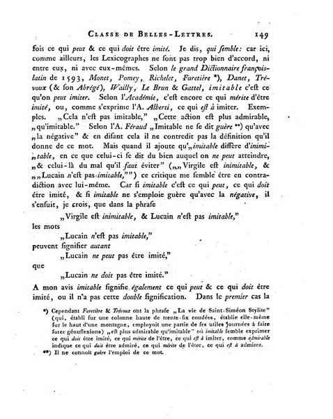 Memoires de l'Academie royale des sciences et belles lettres depuis l'avenement de Frederic Guillaume 2. au throne