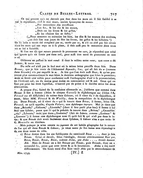 Memoires de l'Academie royale des sciences et belles lettres depuis l'avenement de Frederic Guillaume 2. au throne