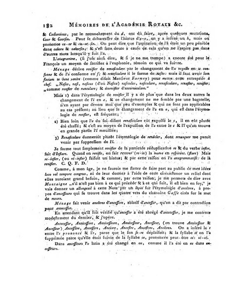 Memoires de l'Academie royale des sciences et belles lettres depuis l'avenement de Frederic Guillaume 2. au throne