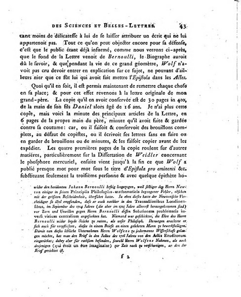 Memoires de l'Academie royale des sciences et belles lettres depuis l'avenement de Frederic Guillaume 2. au throne