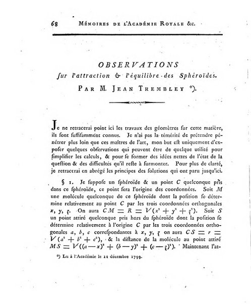 Memoires de l'Academie royale des sciences et belles lettres depuis l'avenement de Frederic Guillaume 2. au throne