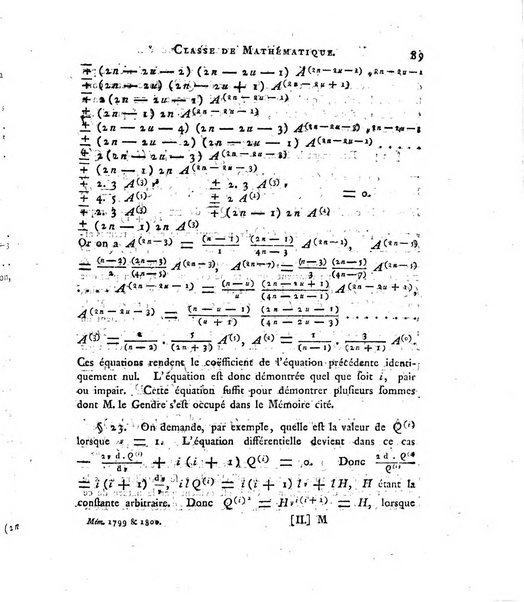 Memoires de l'Academie royale des sciences et belles lettres depuis l'avenement de Frederic Guillaume 2. au throne