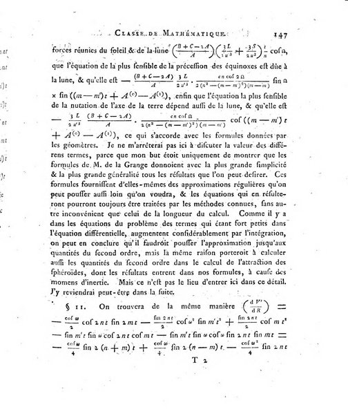 Memoires de l'Academie royale des sciences et belles lettres depuis l'avenement de Frederic Guillaume 2. au throne