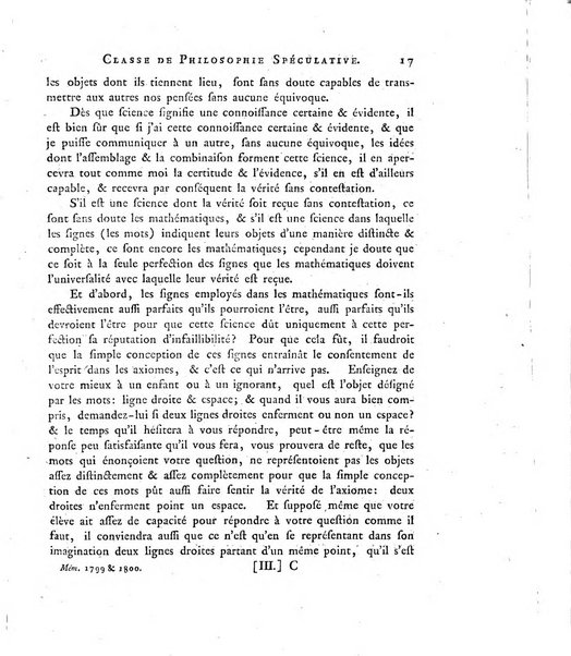 Memoires de l'Academie royale des sciences et belles lettres depuis l'avenement de Frederic Guillaume 2. au throne