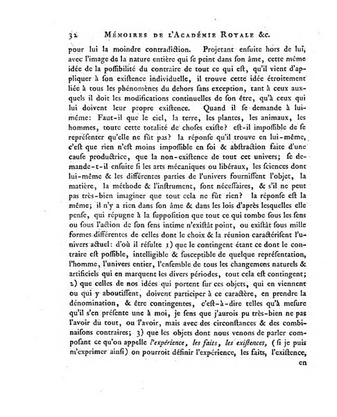 Memoires de l'Academie royale des sciences et belles lettres depuis l'avenement de Frederic Guillaume 2. au throne