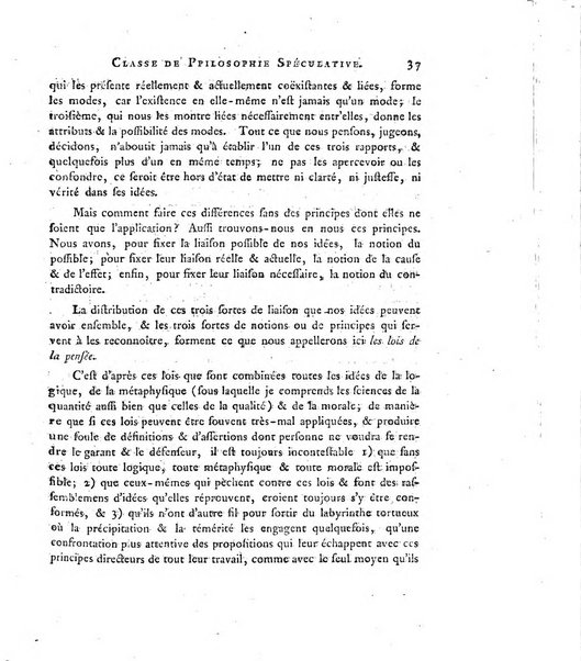 Memoires de l'Academie royale des sciences et belles lettres depuis l'avenement de Frederic Guillaume 2. au throne